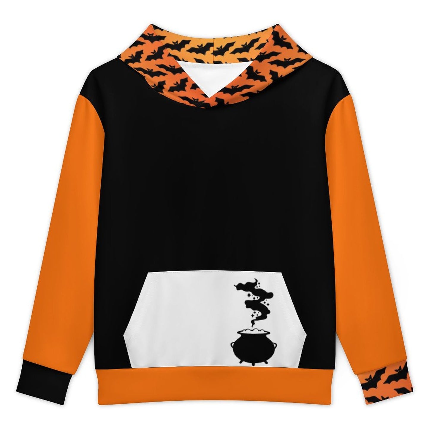 Halloween Children's Hooded Sweatshirt without Drawstrings