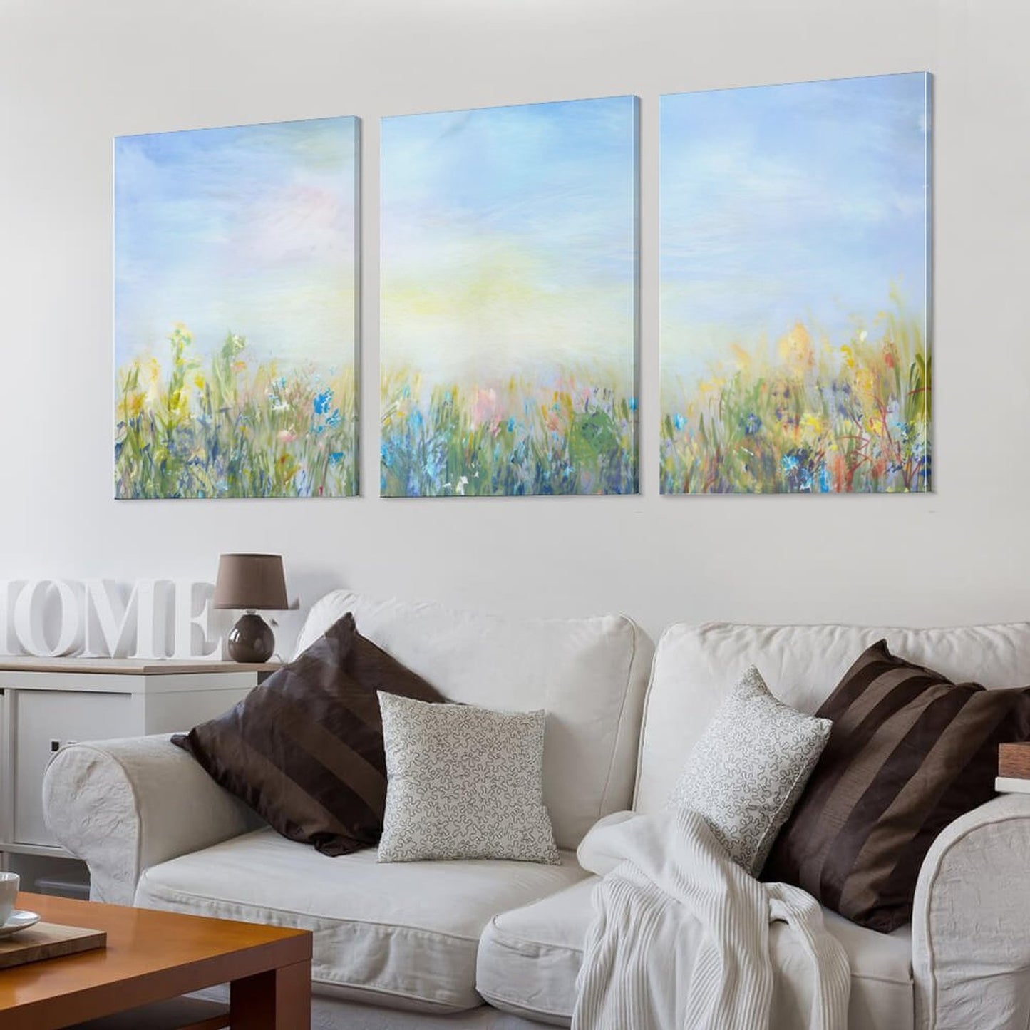 Vertical Framed Wall Art Praire