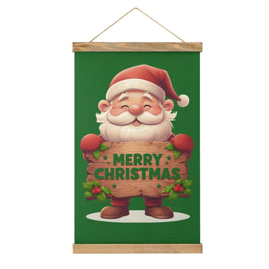 Framed Flax Painting Wall Decor