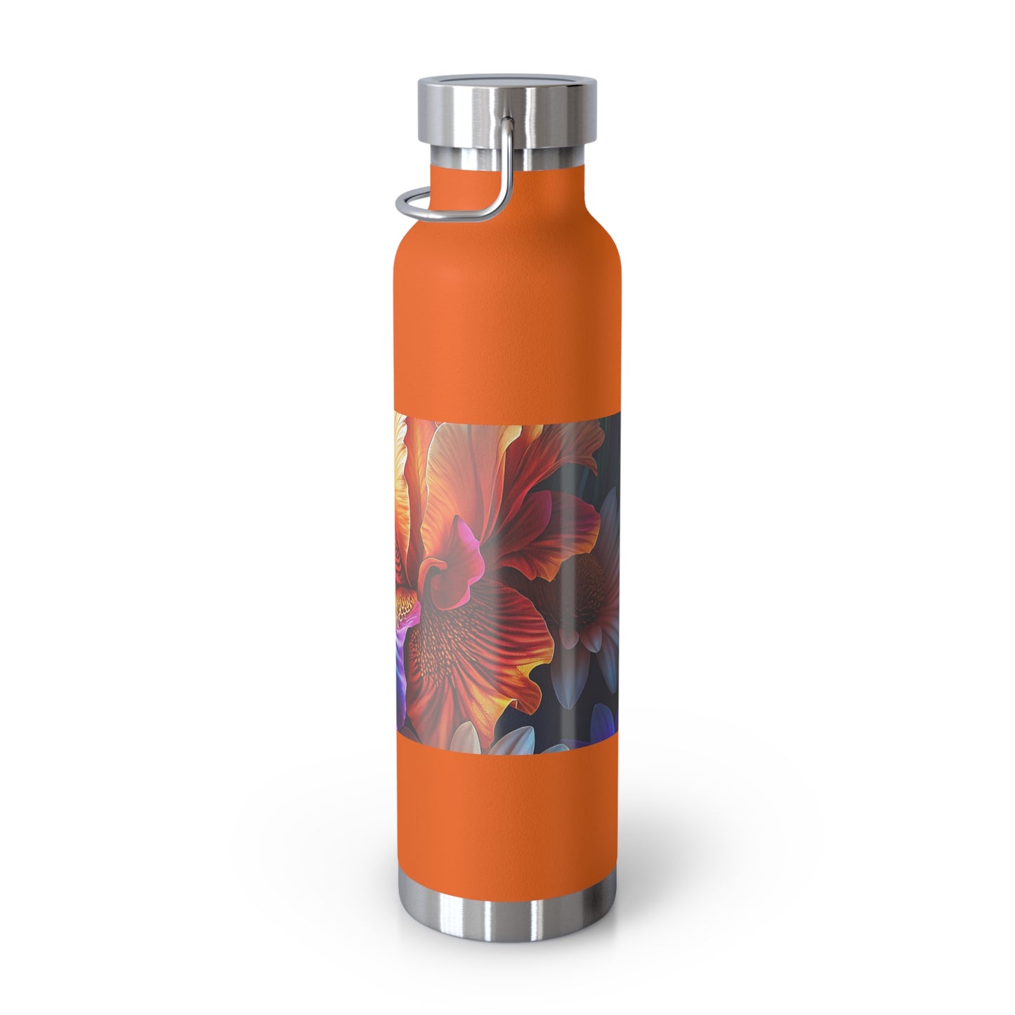 Astrological Copper Insulated Bottle, Cosmic Travel Mug, Horoscope Water Bottle, Starry Flask, Unique Gift for Astrology Lovers