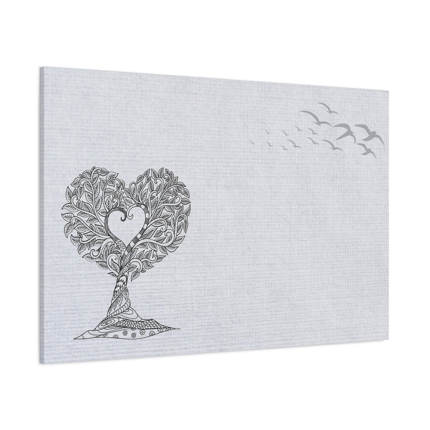 Matte Canvas, Stretched, 1.25" - Heart Tree