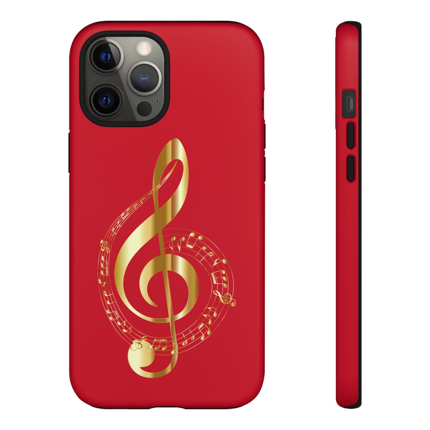 Tough Cases - Red Musical Note