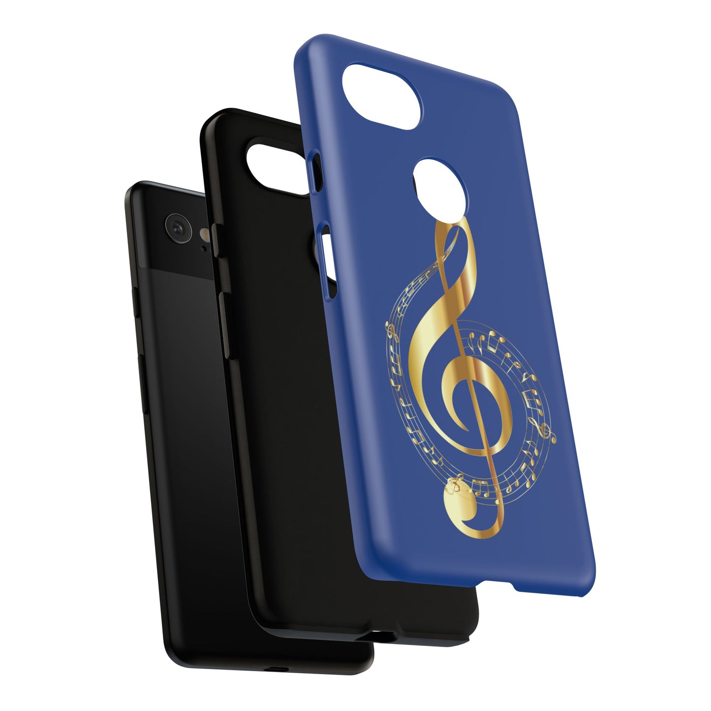 Tough Cases Blue and Gold Musical Note