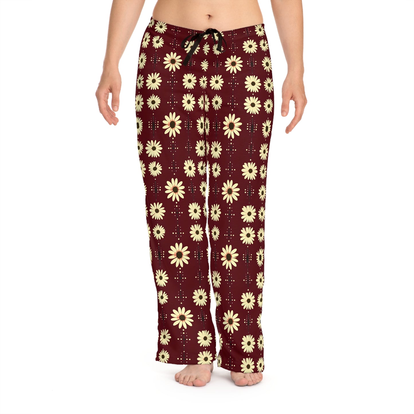 Cozy Floral Women's Pajama Pants, Relaxation, Sleepwear