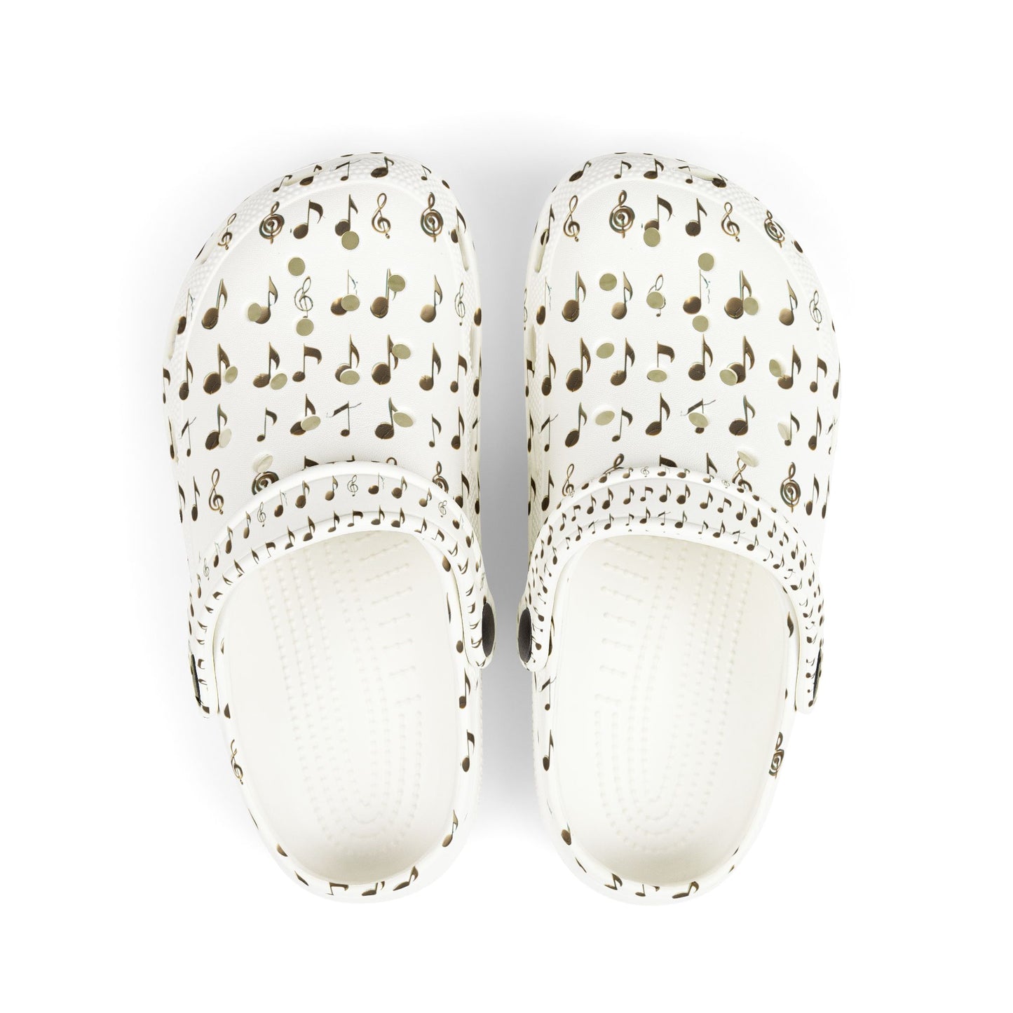 Cute Kids' EVA Foam Clogs, Musical Note Print Clogs, Lightweight Comfy Shoes, Summer Sandals, Playtime Footwear