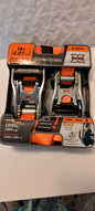 NEW - Heavy Duty SmartStraps 2 Pk 1-1/4 " in x 14’ 1000LB Ratchet Straps