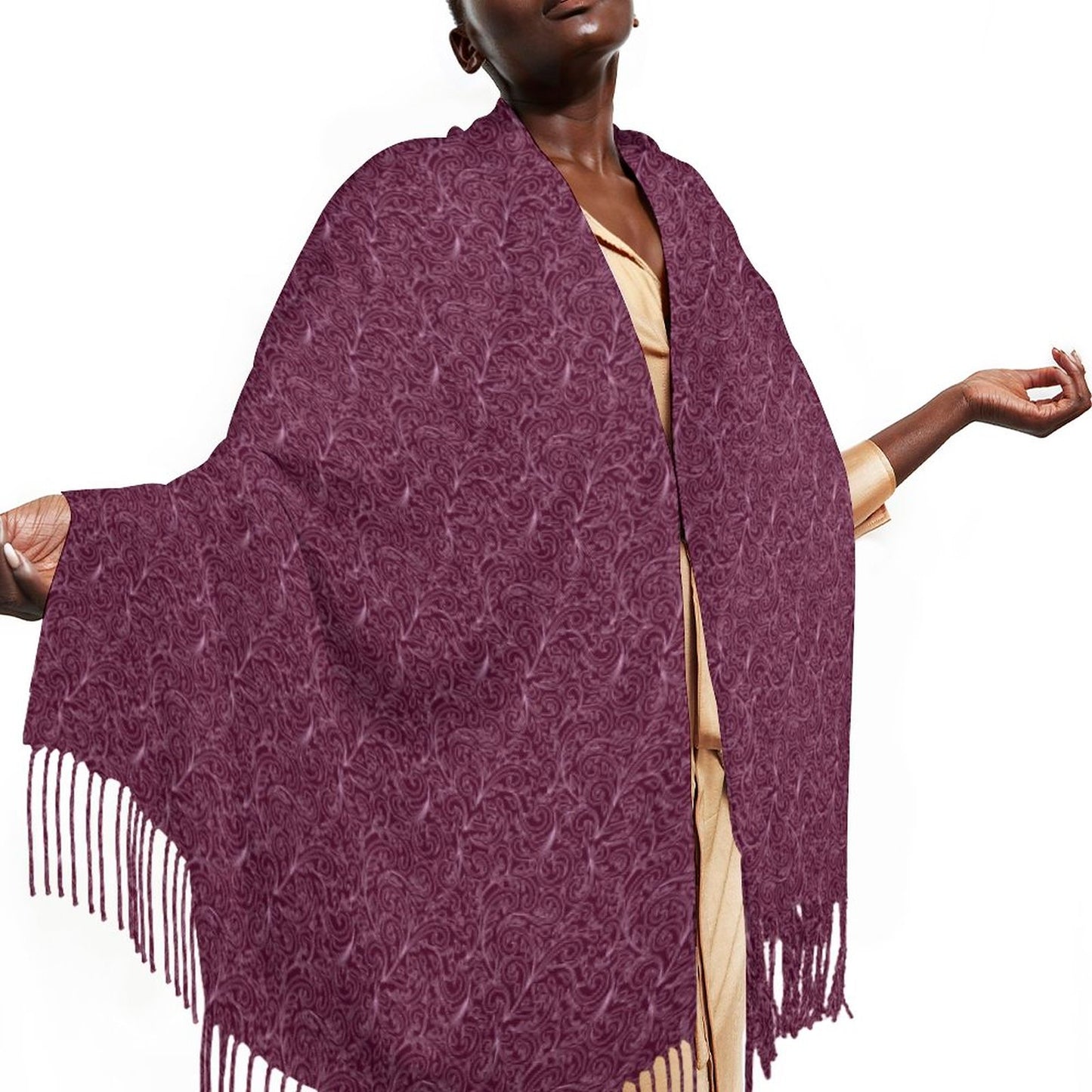 Cashmere-like Tassel Scarf