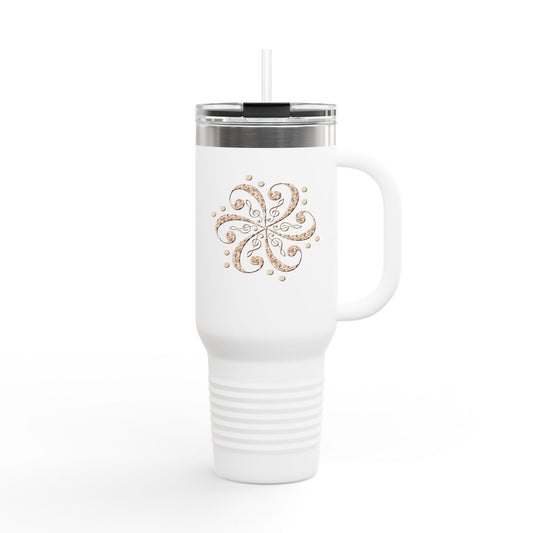 Stylish Insulated Travel Mug, 40oz - Perfect for Hot and Cold Drinks, Gifts for Coffee Lovers, Road Trips, and Office Use