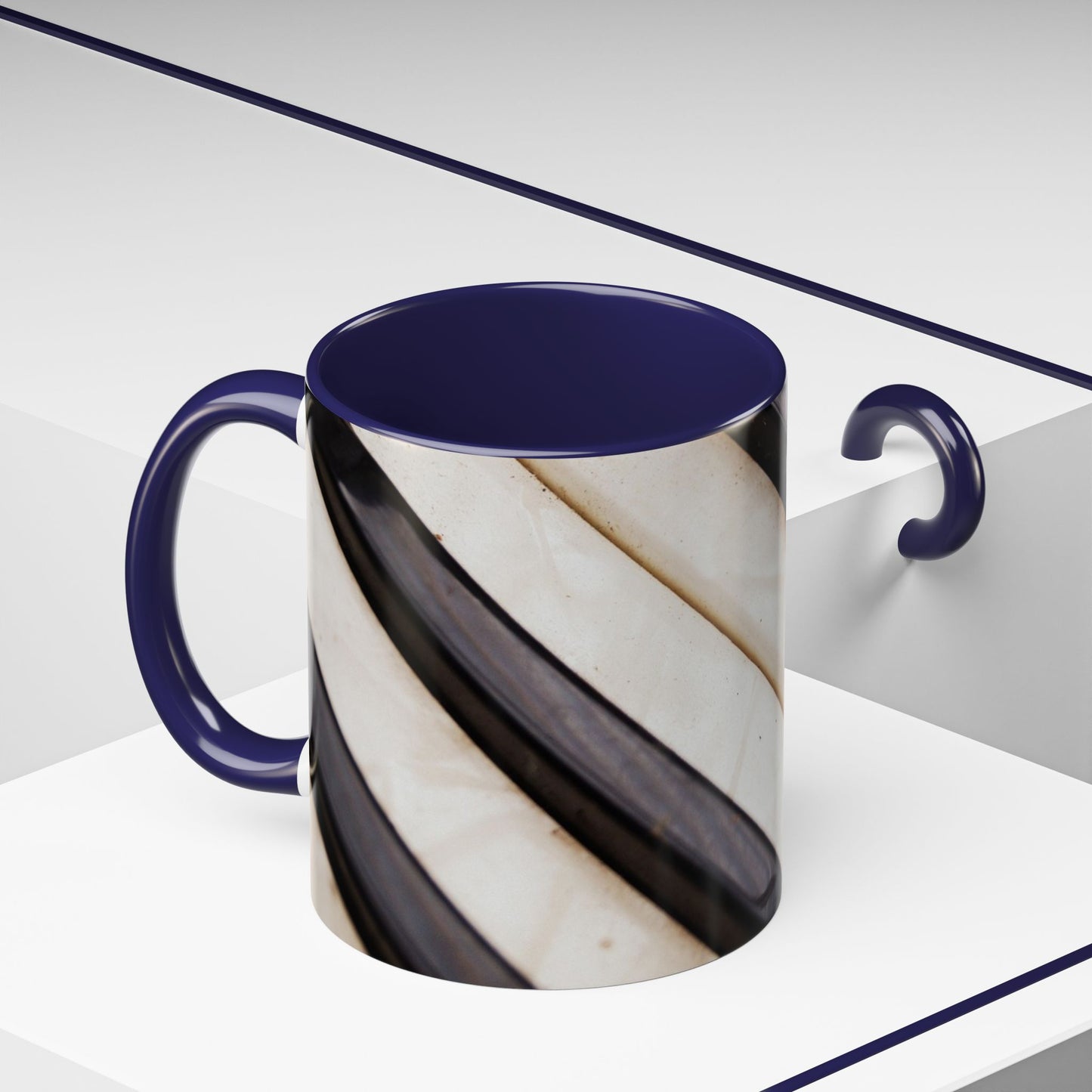Musical Accent Coffee Mug | Piano Design, Coffee Lover Gift, Musician Mug, Stylish Drinkware, Home & Office Decor