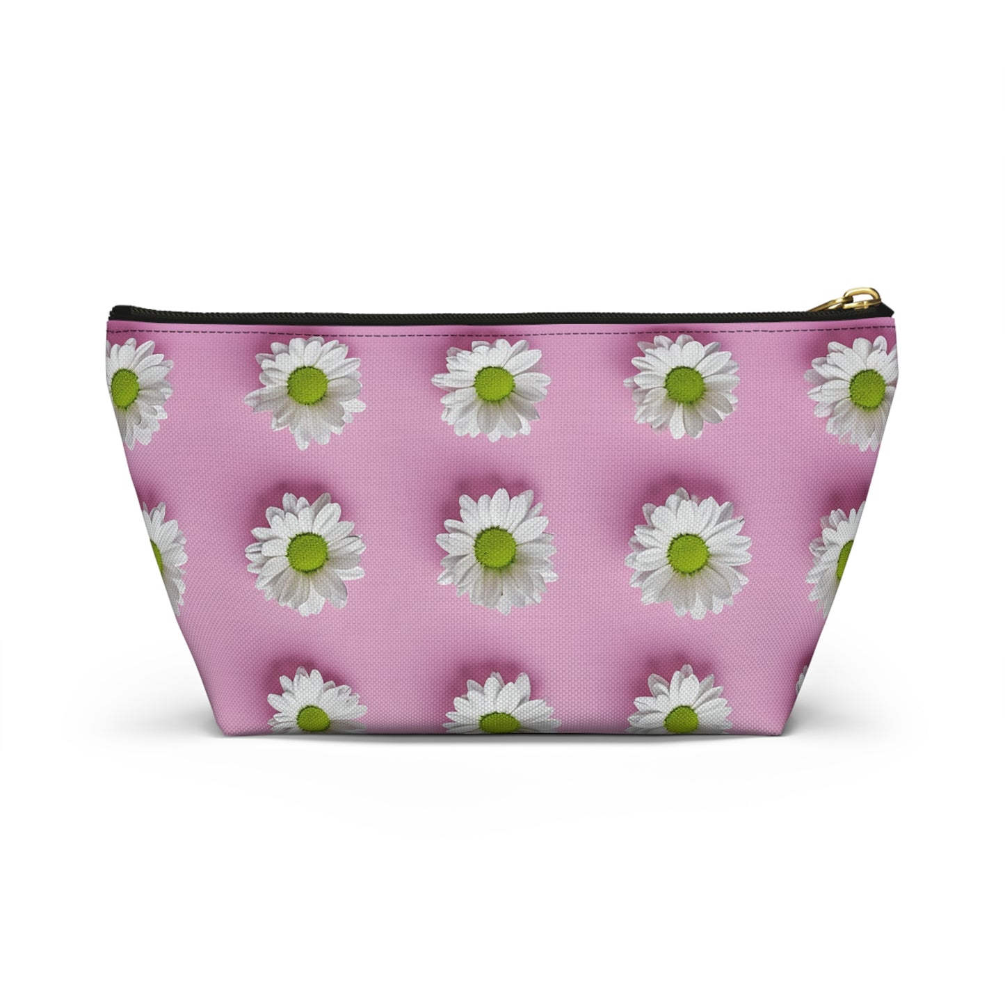Daisy Print Accessory Pouch | Floral Makeup Bag, Travel Organizer