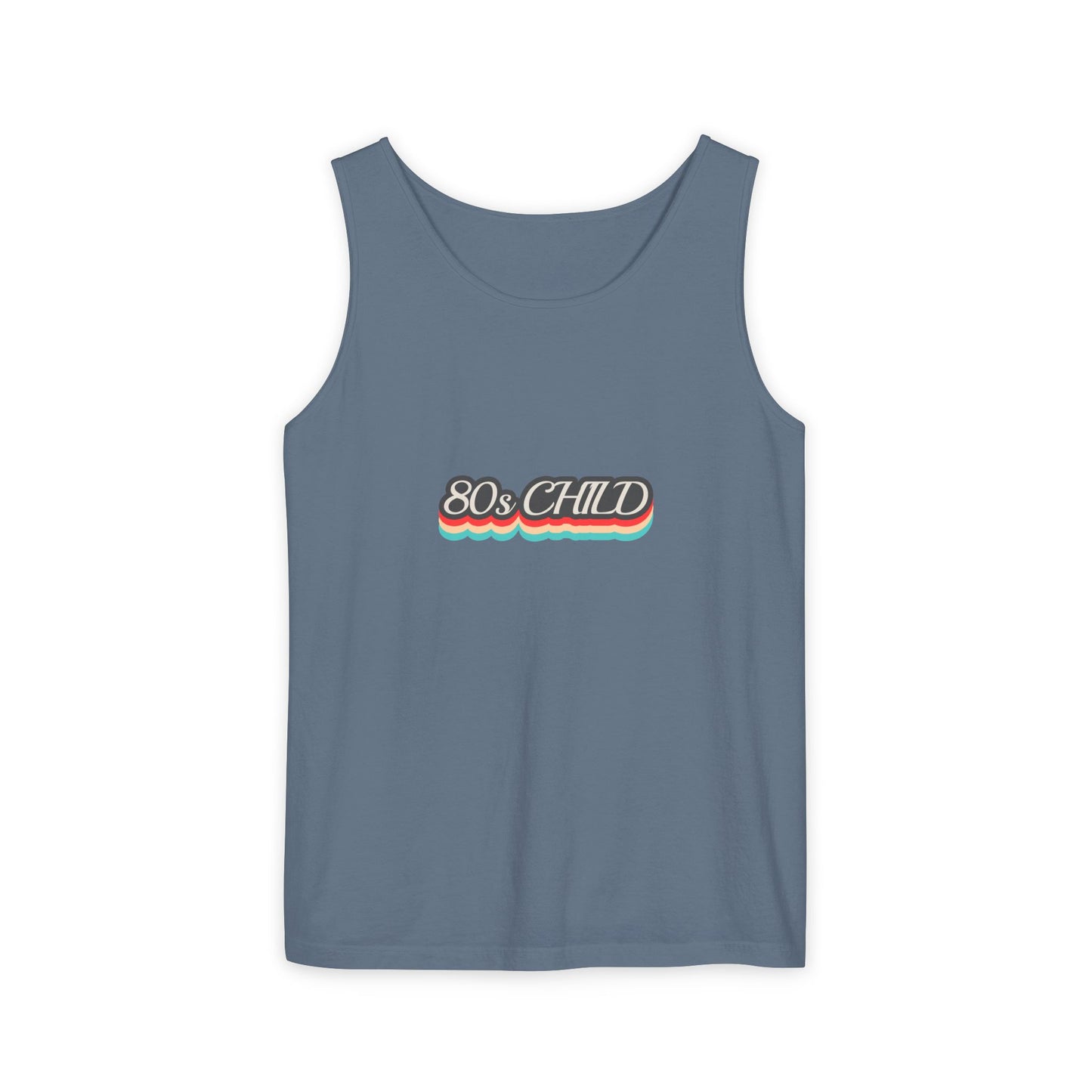 80s Child Unisex Tank Top | Retro Summer Wear, Vintage Style Shirt, Gift for 80s Lovers, Bohemian Fashion, Nostalgic Apparel