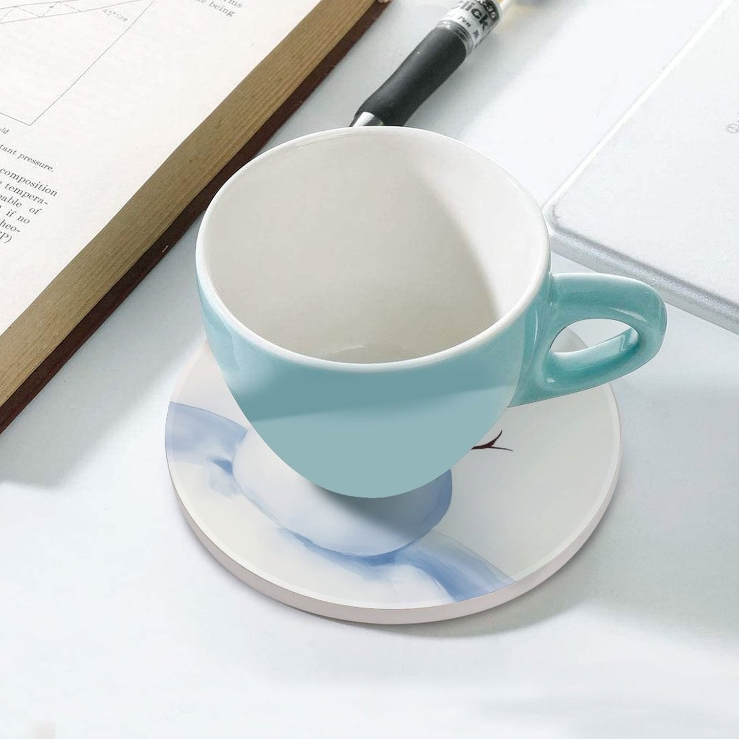 Round Ceramic Coaster