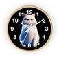 Funny Cat Wall Clock | Pet Decor, Gift for Cat Lovers, Unique Home Decor, Whimsical Clock, Cat-Themed Gift