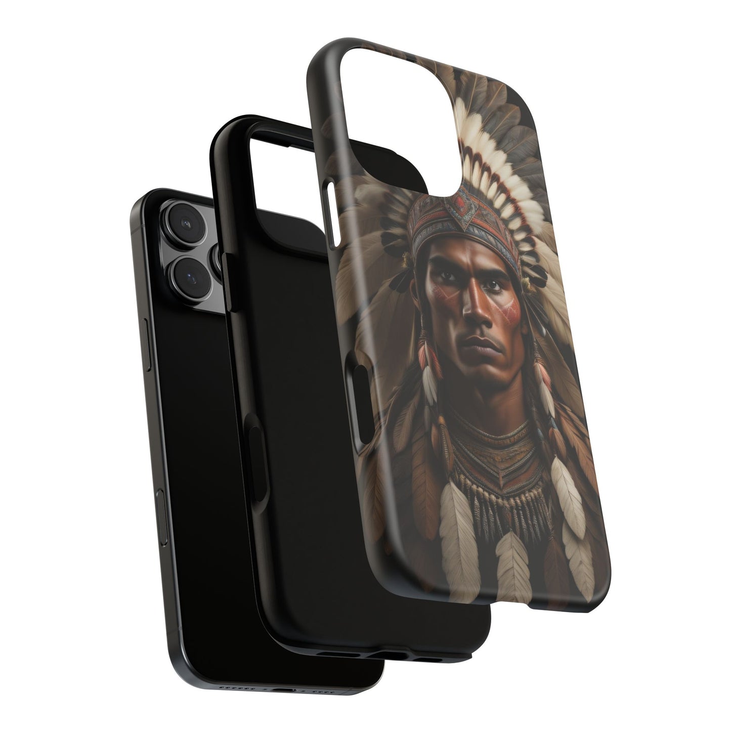 Native American Art Phone Case, Strong Culture Design, Unique Gift for Him or Her, Tough Cases, Customizable Protector, Tribal Style