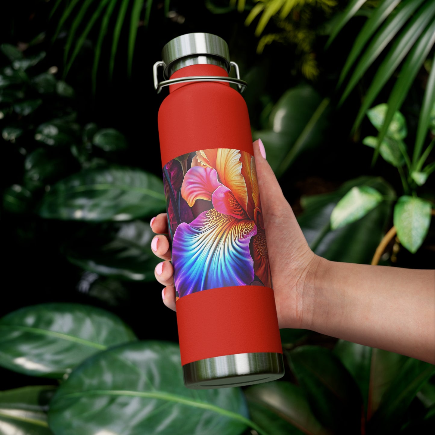 Astrological Copper Insulated Bottle, Cosmic Travel Mug, Horoscope Water Bottle, Starry Flask, Unique Gift for Astrology Lovers