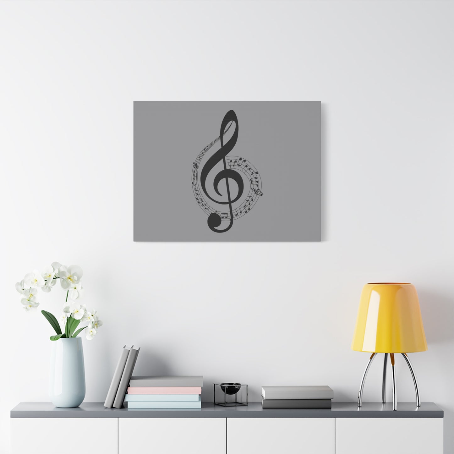 Musical Notes Canvas Print, Wall Art for Musicians, Music Lovers, Home Decor, Gift for Music Teacher, Birthday, Housewarming