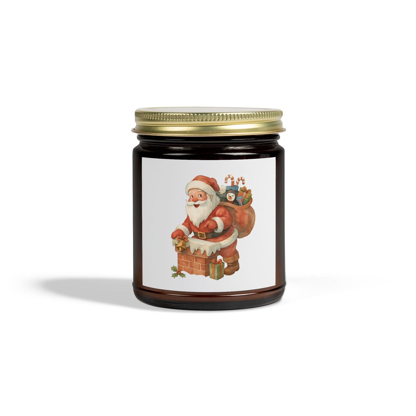 Christmas Scented Candles - Coconut Apricot Wax, Holiday Home Decor, Gift Idea for Friends, Relaxation, Festive Ambiance