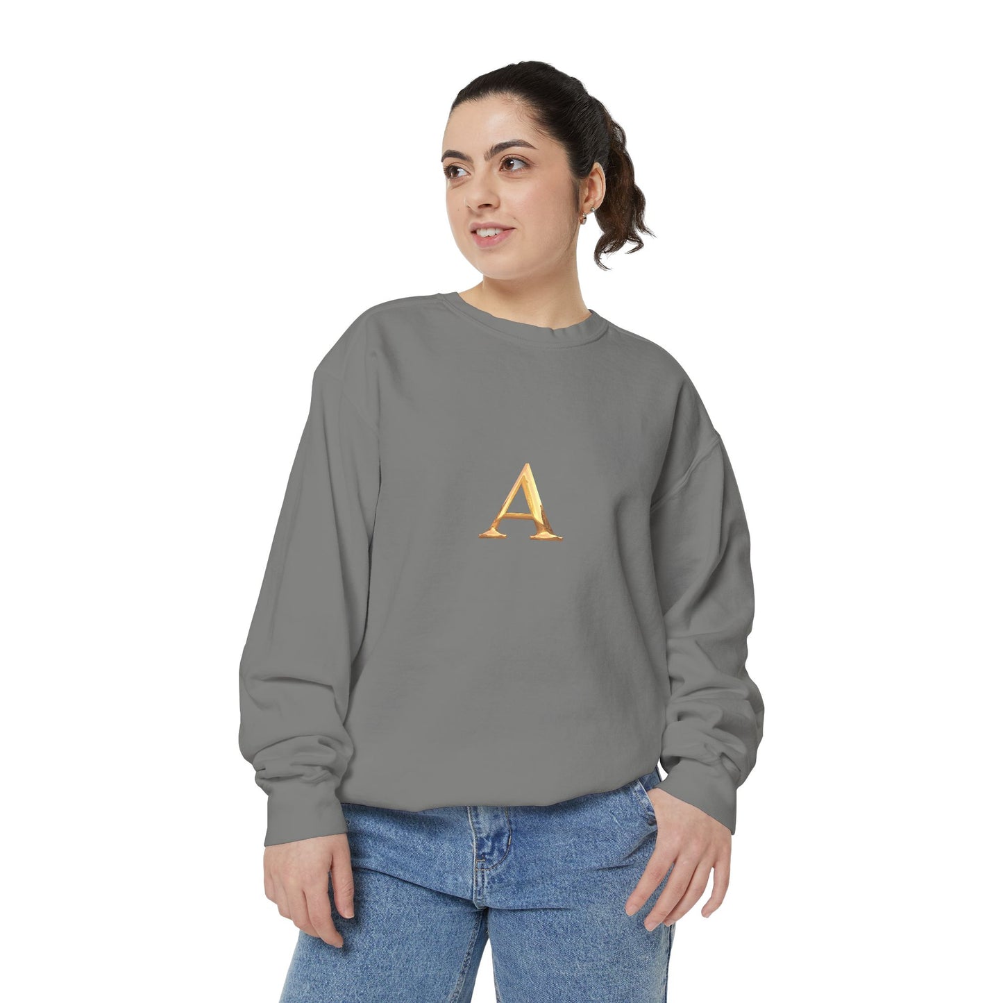 Stylish Monogrammed Sweatshirt, Personalized Gift, Cozy Layering, Casual Wear, Birthday, Holiday Present