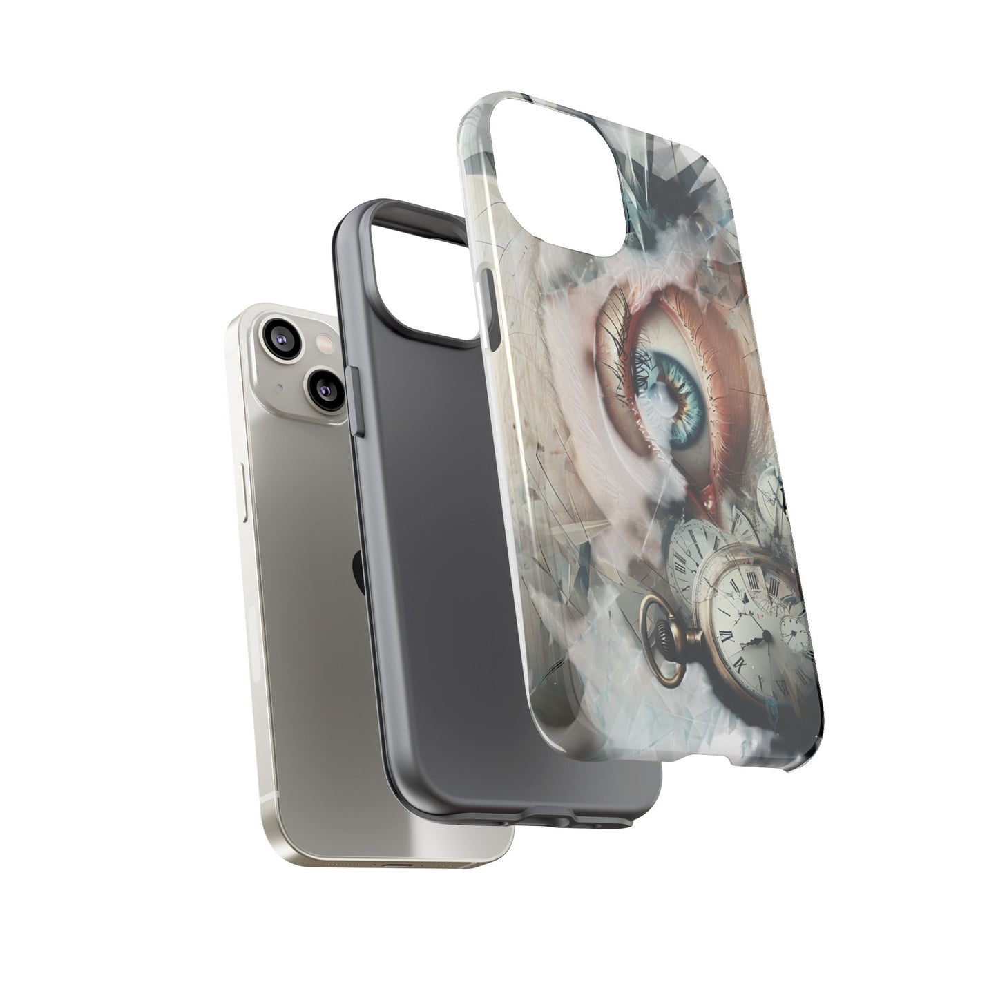 Artistic Eye Phone Case, Unique Smartphone Cover, Whimsical Gift for Art Lovers, Trendy Tech Accessory, Birthday Present, Holiday Gift