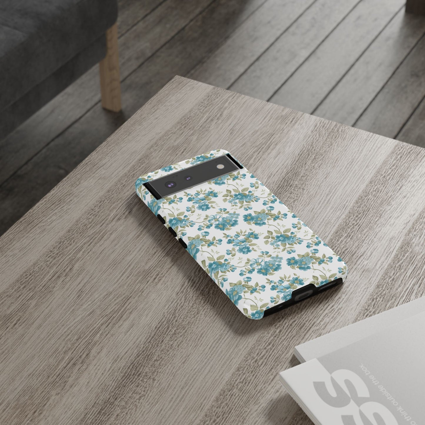 Floral Phone Case - Tough Cases, Durable Phone Cover, Cute Floral Design, Gift for Her, Trendy Phone Accessory, Spring Style