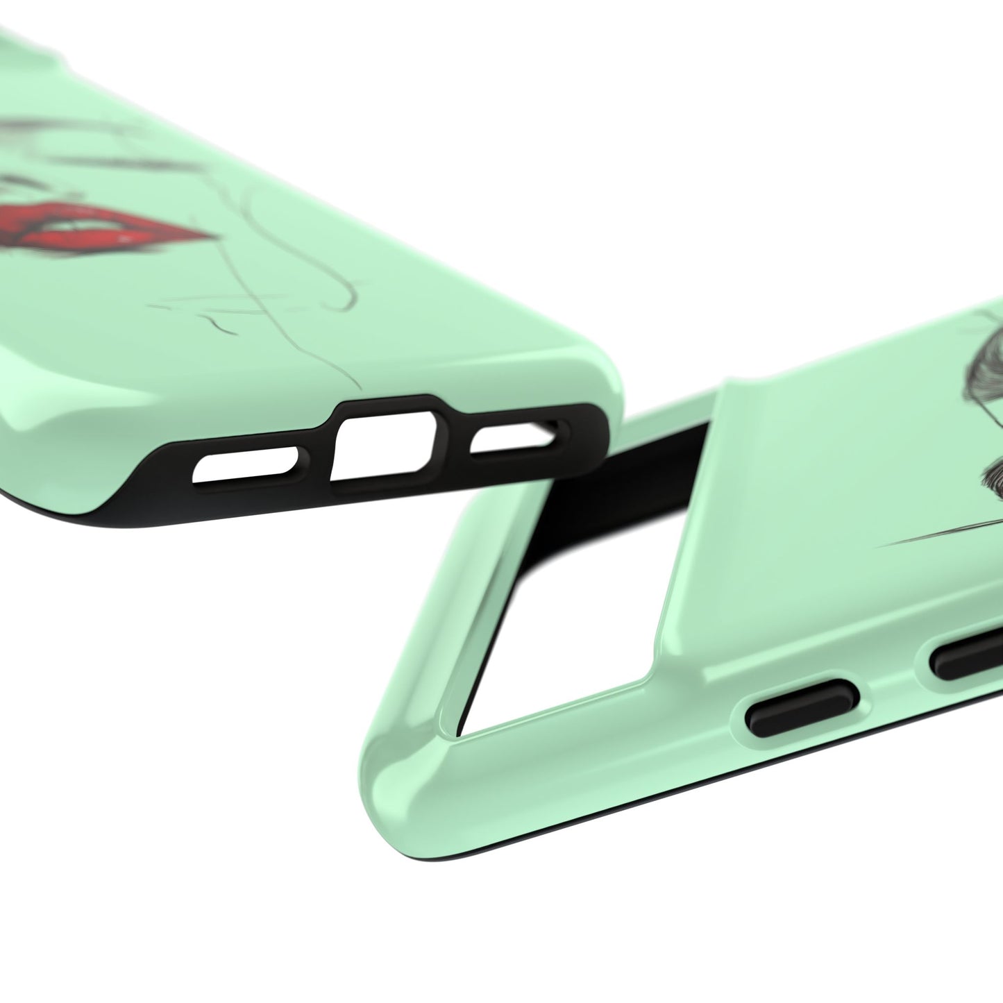 Stylish Phone Case, Artistic Phone Cover, Trendy Tech Accessory, Unique Cell Phone Protector, Gift for Her, Modern Aesthetic