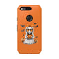 Halloween Ghost Phone Case, Cute Cat Ghost Case, Autumn Phone Cover, Spooky Season Gift, Trick or Treat Case