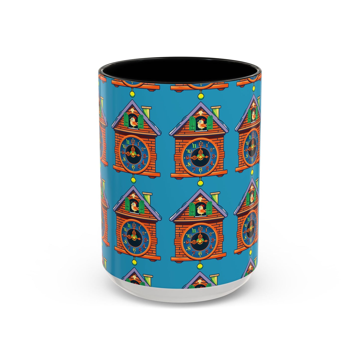 Whimsical Clock House Coffee Mug Unique Gift for Home Decor