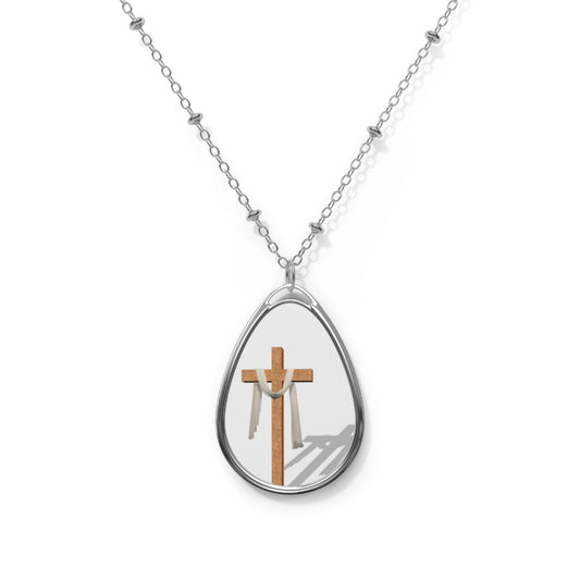 Elegant Cross Pendant Necklace, Faith Jewelry Gift, Religious Keepsake, Christian Necklace, Meaningful Gift for Her