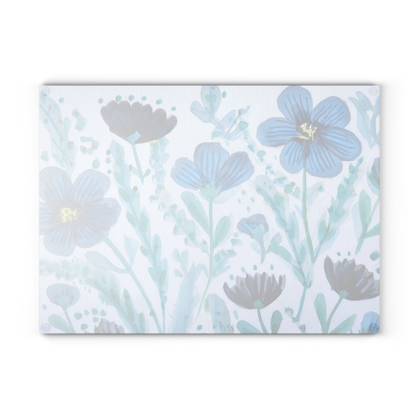 Floral Glass Cutting Board, Kitchen Decor, Housewarming Gift, Wedding Present, Unique Kitchen Accessory, Design for Home