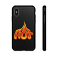 Stylish Phone Case, Hot Flames Design, Gift for Teens, Trendy Accessory, Protective Cover, Unique Phone Case