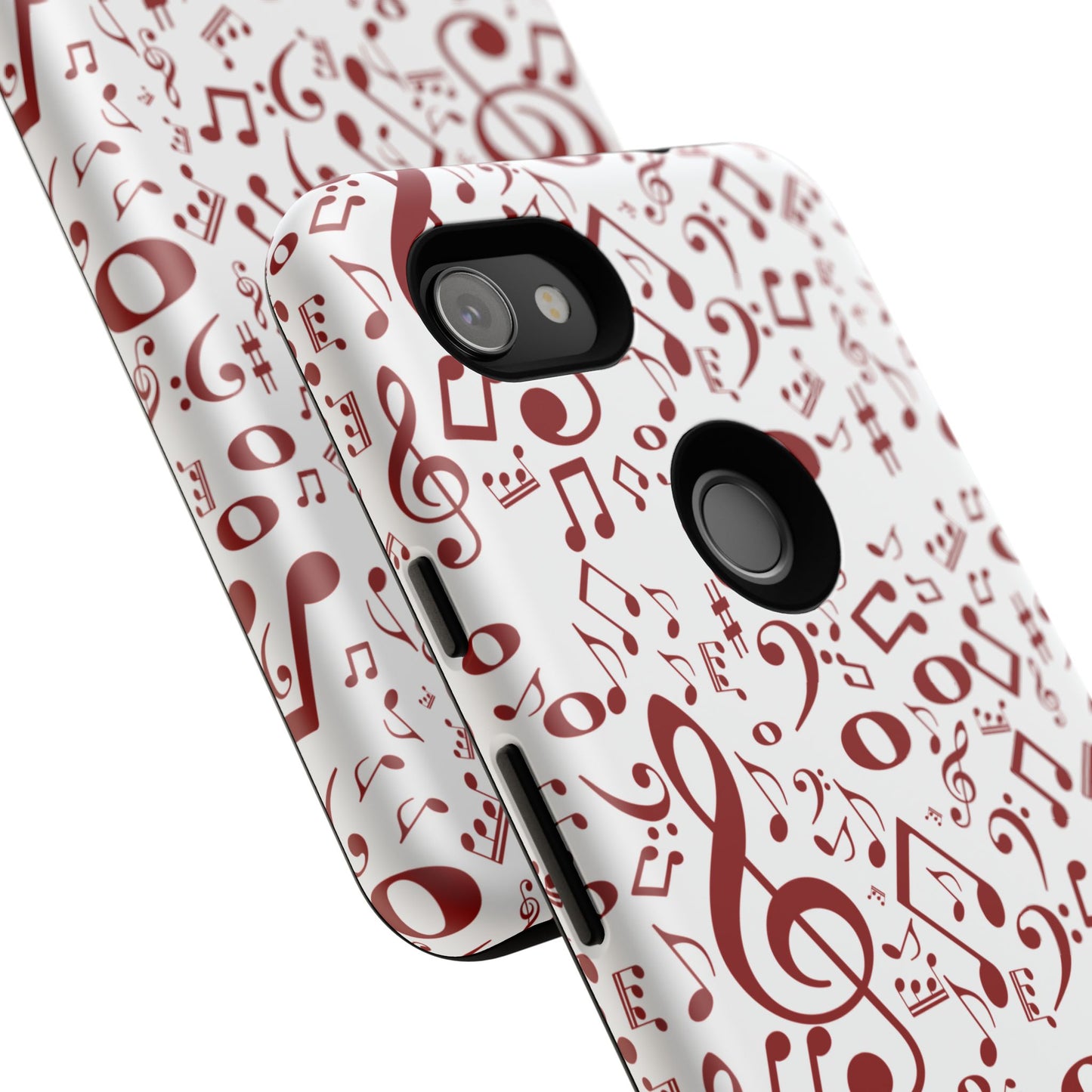 Musical Note Phone Case, Tough iPhone Cover, Gift for Musicians, Customizable, Music Lover's Accessory, Durable Phone Protection