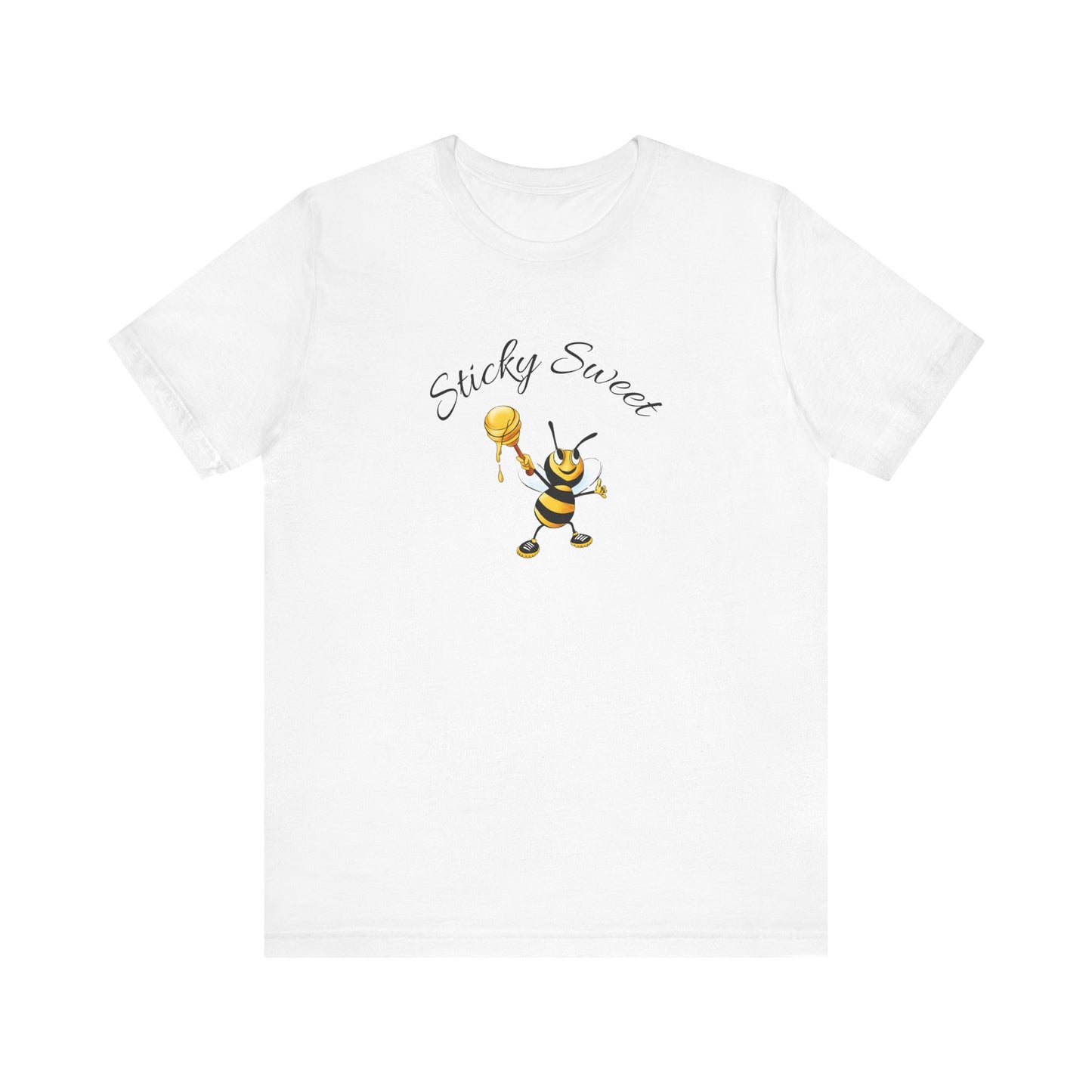 Sticky Sweet Bee Unisex Tee, Cute Bee T-Shirt, Honey Lover Gift