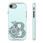Personalized Tough Phone Case- Letter B, Floral Monogram Cell Phone Cover, Custom Protective Case, Unique Gift, Birthday, Graduation