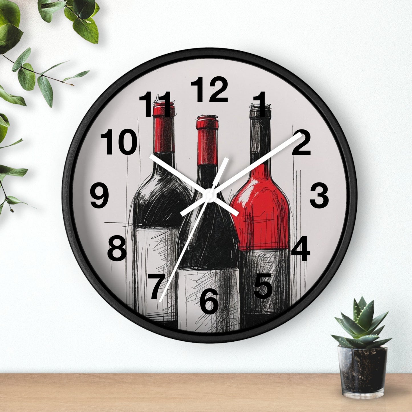 Wine Lovers Wall Clock, Decorative Timepiece for Kitchen, Bar, Home, Unique Gift for Wine Enthusiasts, Rustic Decor, Perfect for [...]
