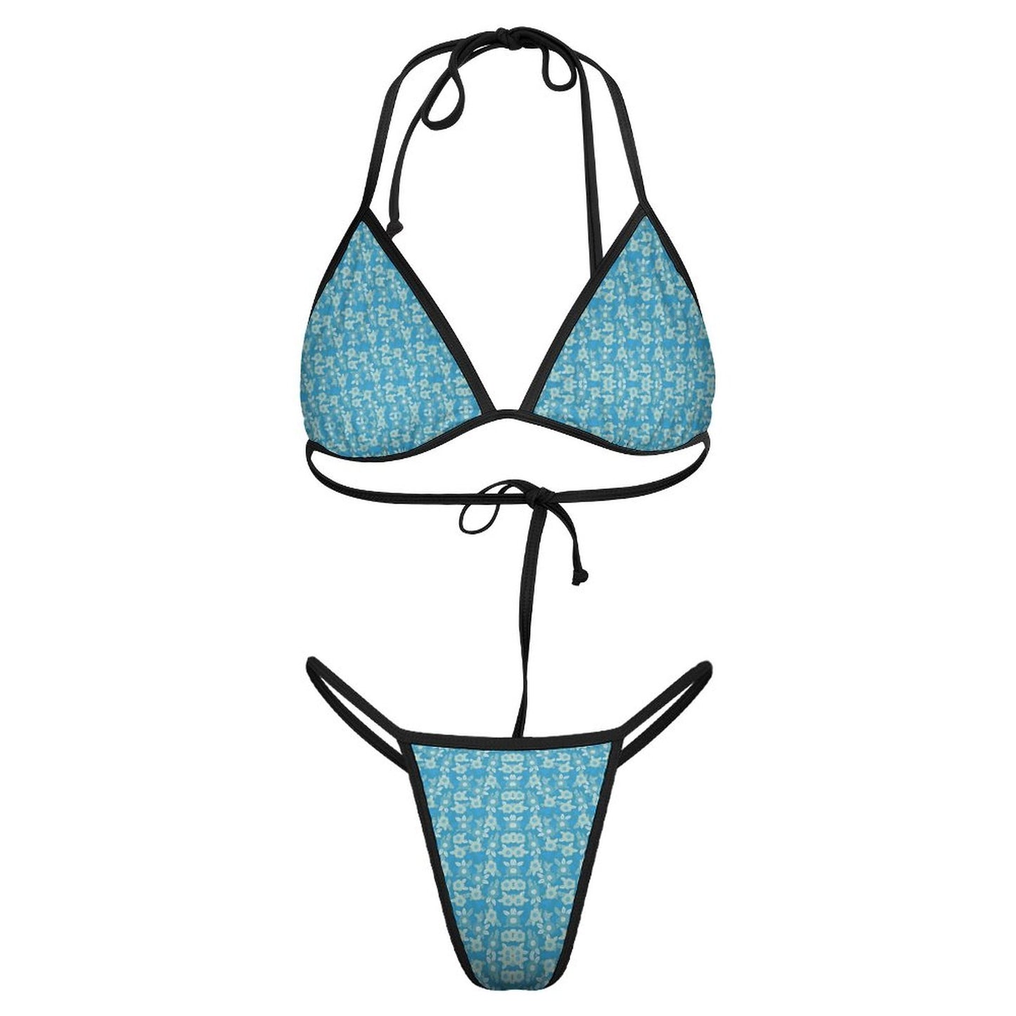 2-Piece Thong Triangle Bikini Set J195D57