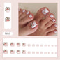 Pure desire French diamond flash ins wind sweet and cool hot girl press-on nails and Press-on toenails special – Image 16