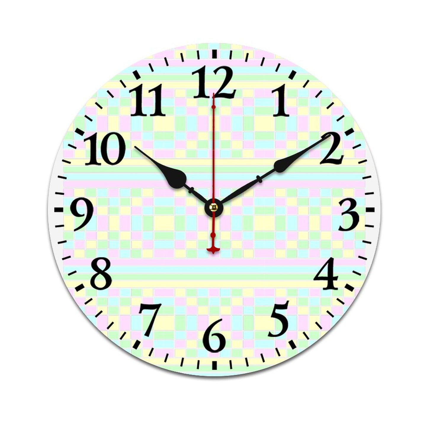 Wooden Wall Clock-9.84"x9.84"/ 25x25cm