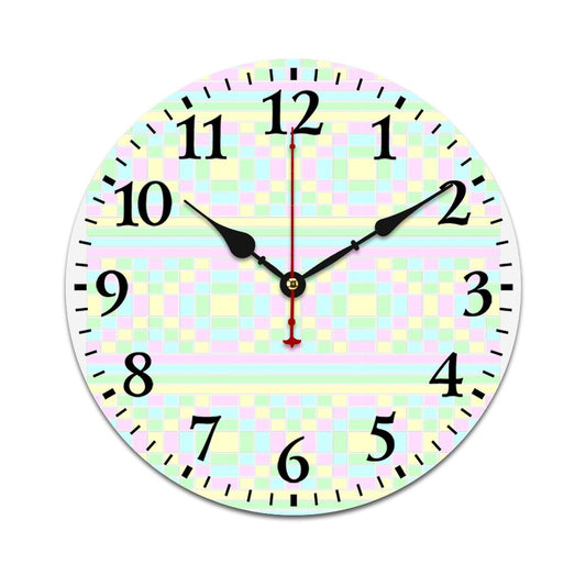 Wooden Wall Clock-9.84"x9.84"/ 25x25cm