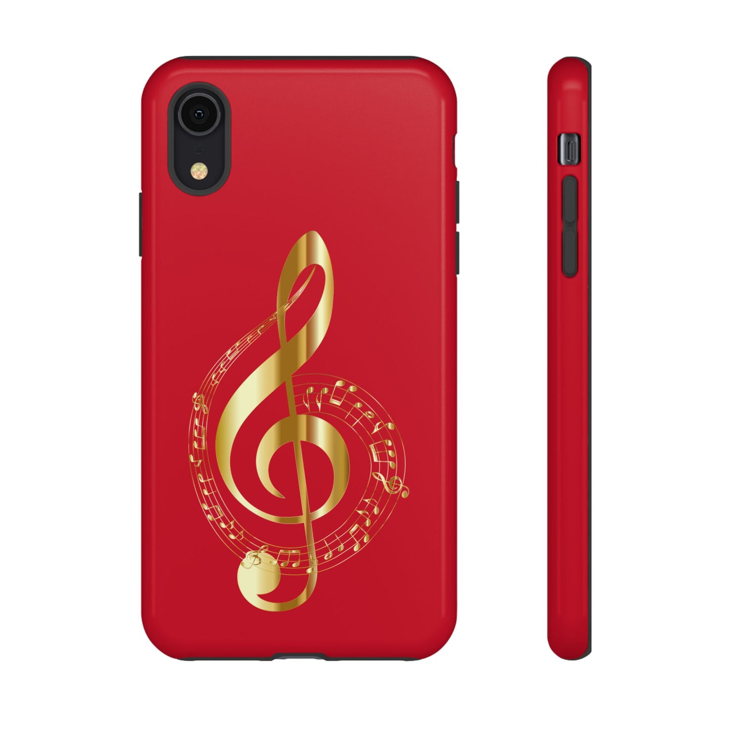 Tough Cases - Red Musical Note
