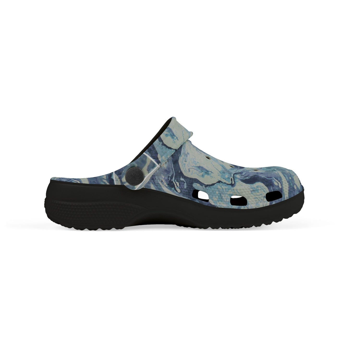 Kid's Marble Pattern EVA Foam Clogs, Lightweight Summer Footwear, Perfect for Playdates, Beach Days, and Family Outings