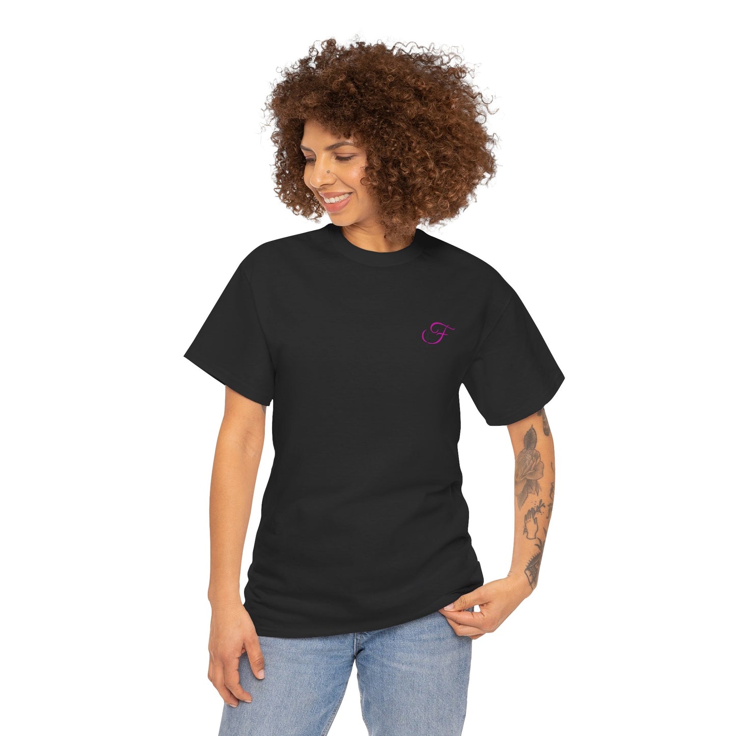 Funkin' Fabulous Tee — Pink Gown Illustration Women's Empowerment T‑Shirt