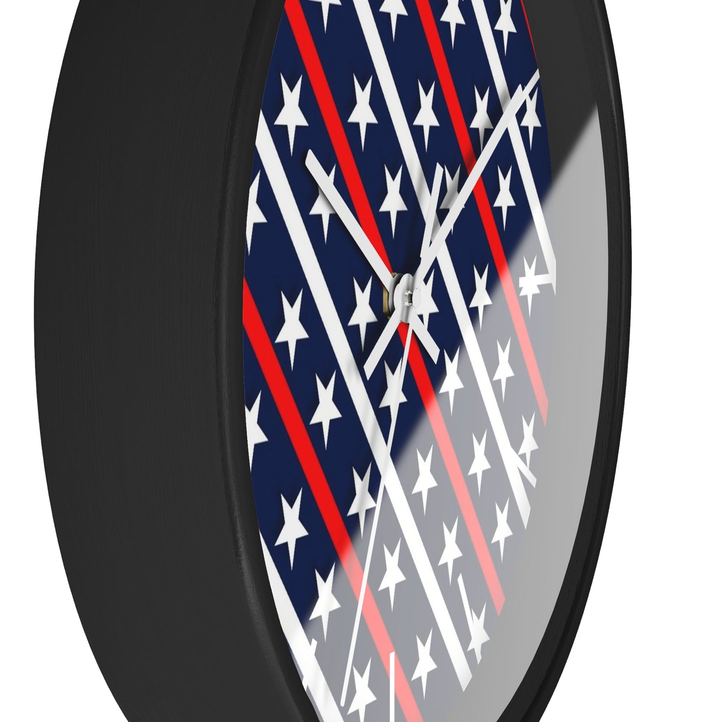 Wall Clock Red white and blue