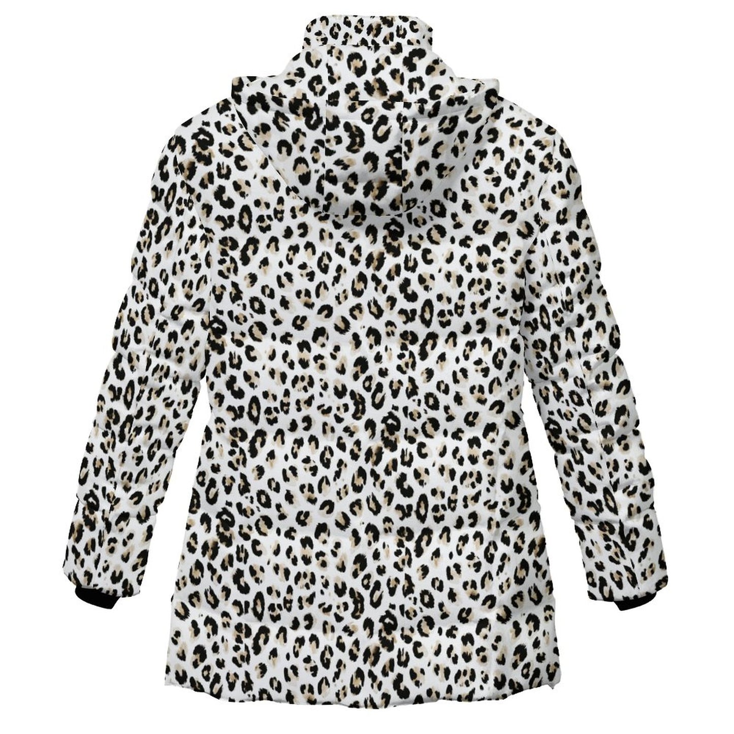 Winter Quilted Long-Sleeve Hooded Outerwear