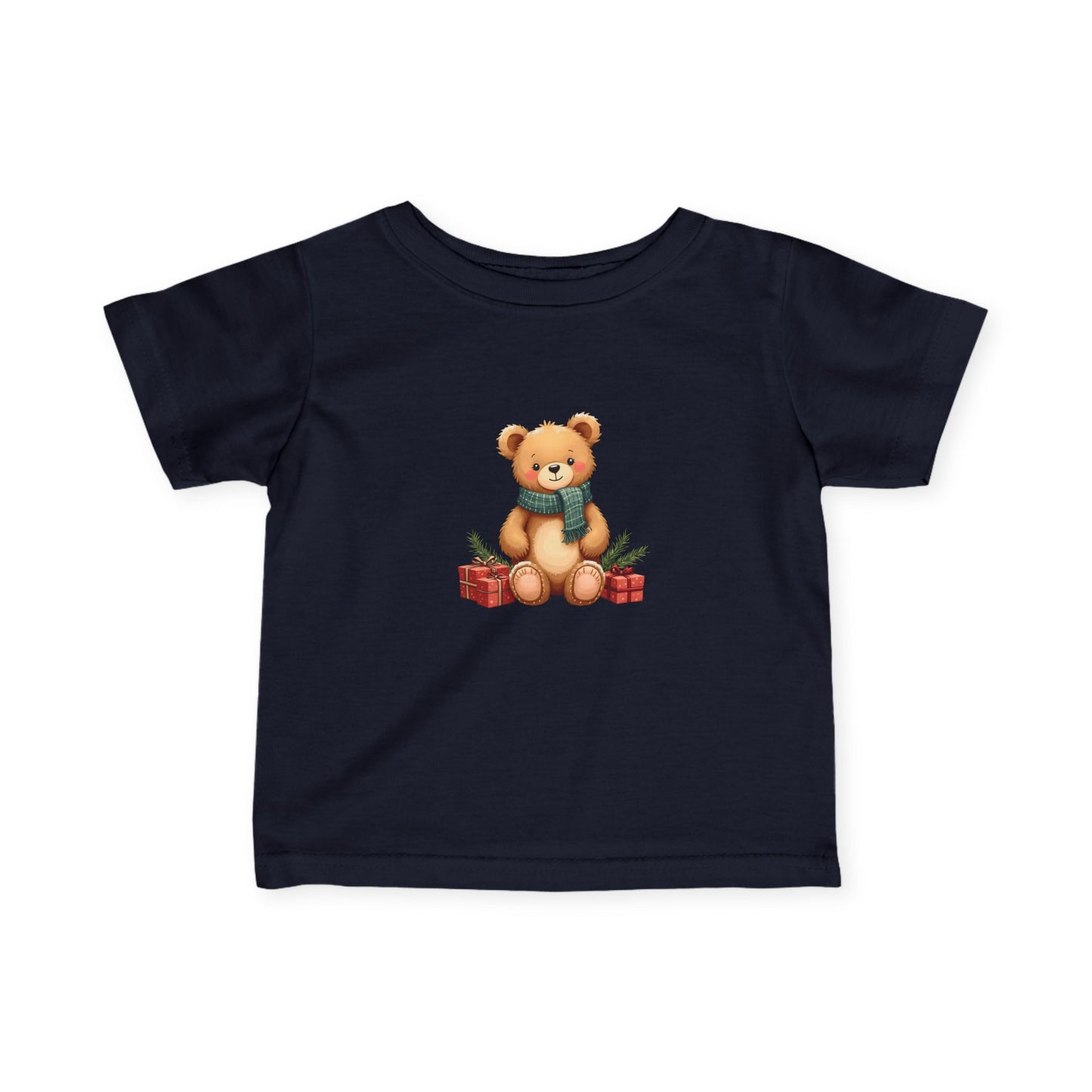 Infant Tee — Cute Teddy Bear with Presents Baby Shirt