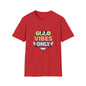 Good Vibes Only T-Shirt — Retro Smiley Graphic Tee
