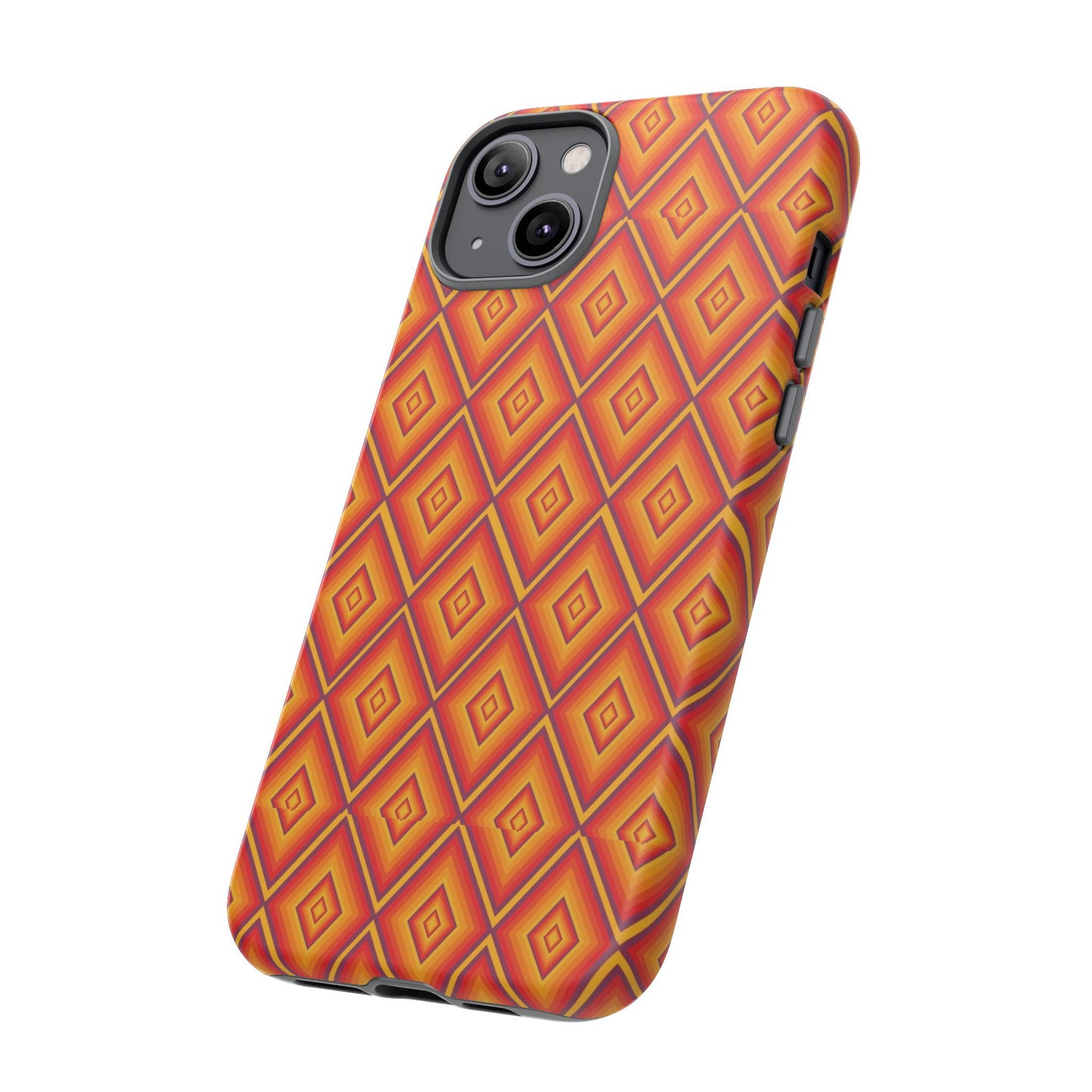 Geometric Phone Case, Tough Cases for Protection, Stylish Smartphone Cover, Vibrant Patterned Phone Accessory, Unique Gift Idea, [...]