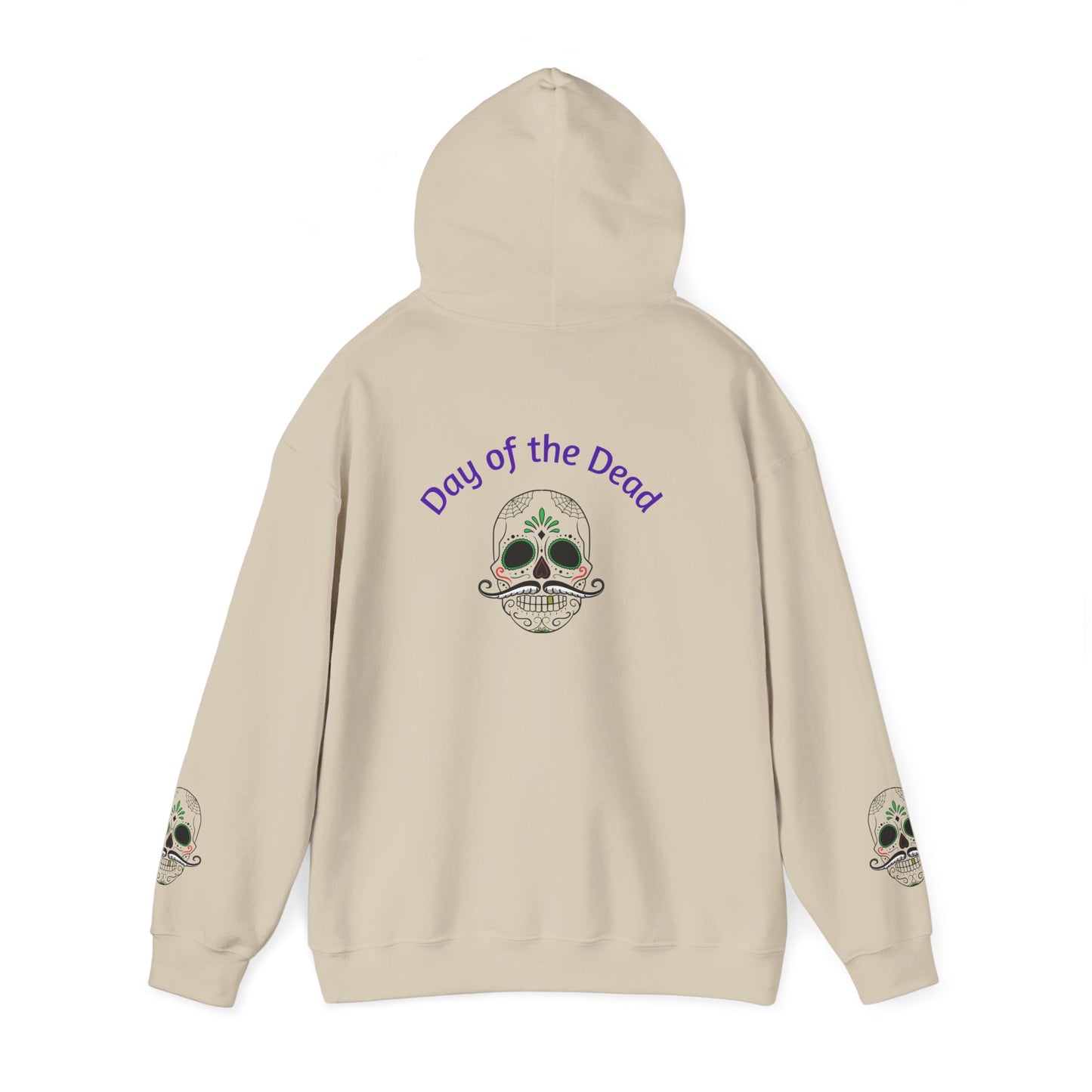 Day of the Dead Hoodie | Unisex Heavy Blend Sweatshirt, Skull Art, Mexican Holiday Apparel, Halloween Costume, Festival Gear