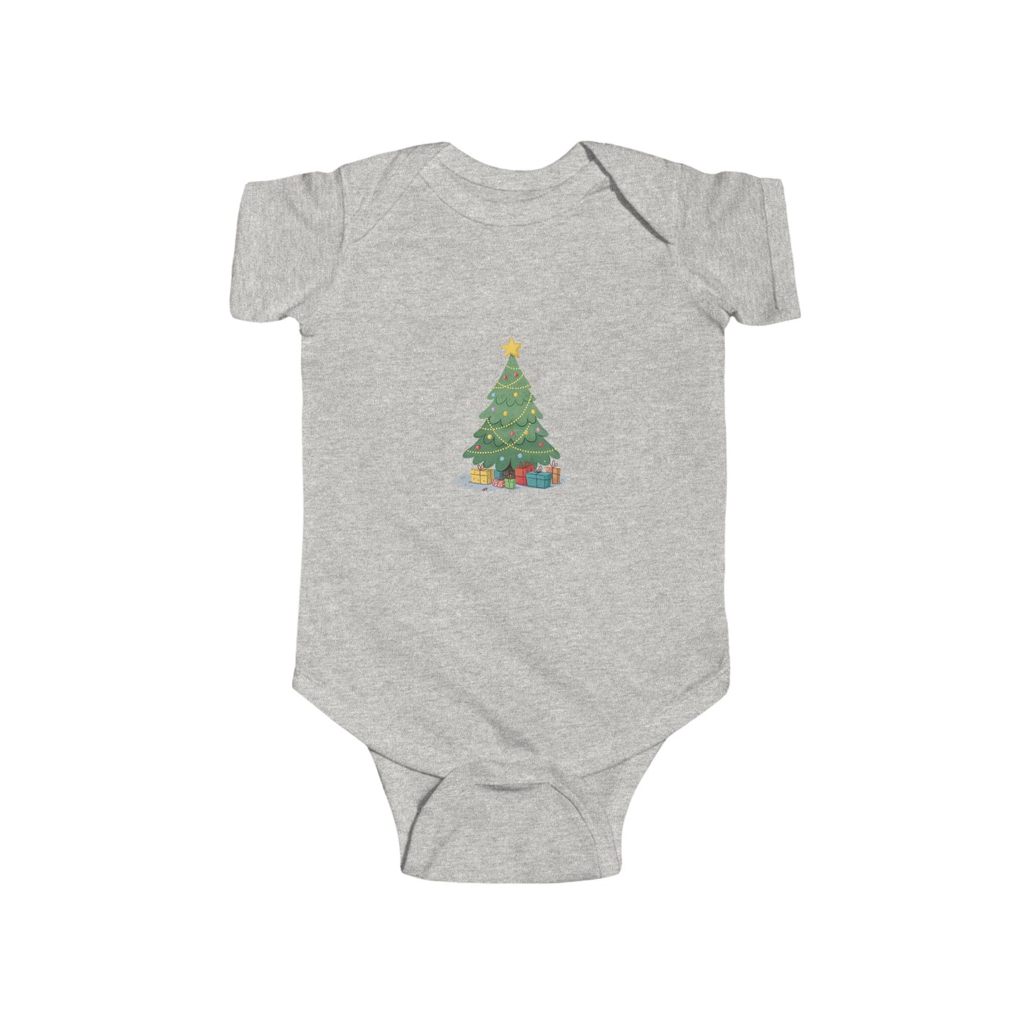 Christmas Tree Infant Bodysuit, Baby Holiday Outfit, Cute Gifts for Newborns, Xmas Baby Clothes, Unique Baby Shower Present