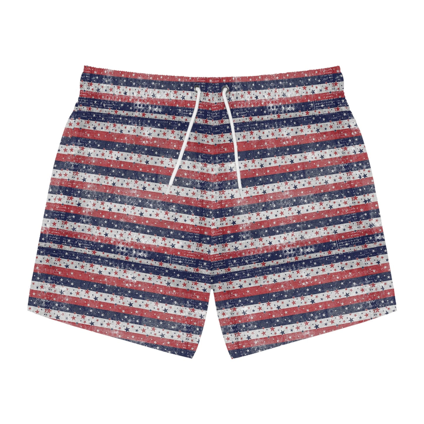 Patriotic Swim Trunks for Summer Fun, Beachwear, Independence Day, Pool Party, Vacation Swimwear, Outdoor Activities