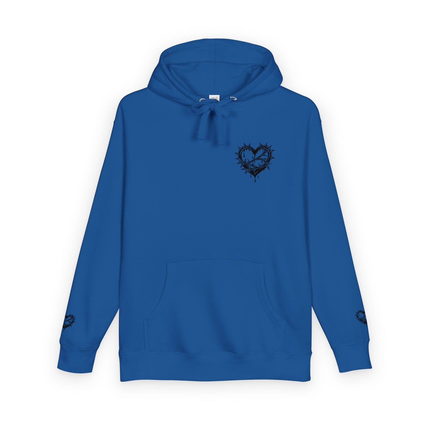 Heartfelt Unisex Fleece Hoodie, Cozy Gift, Casual Wear, Valentine's Day, Romantic Style